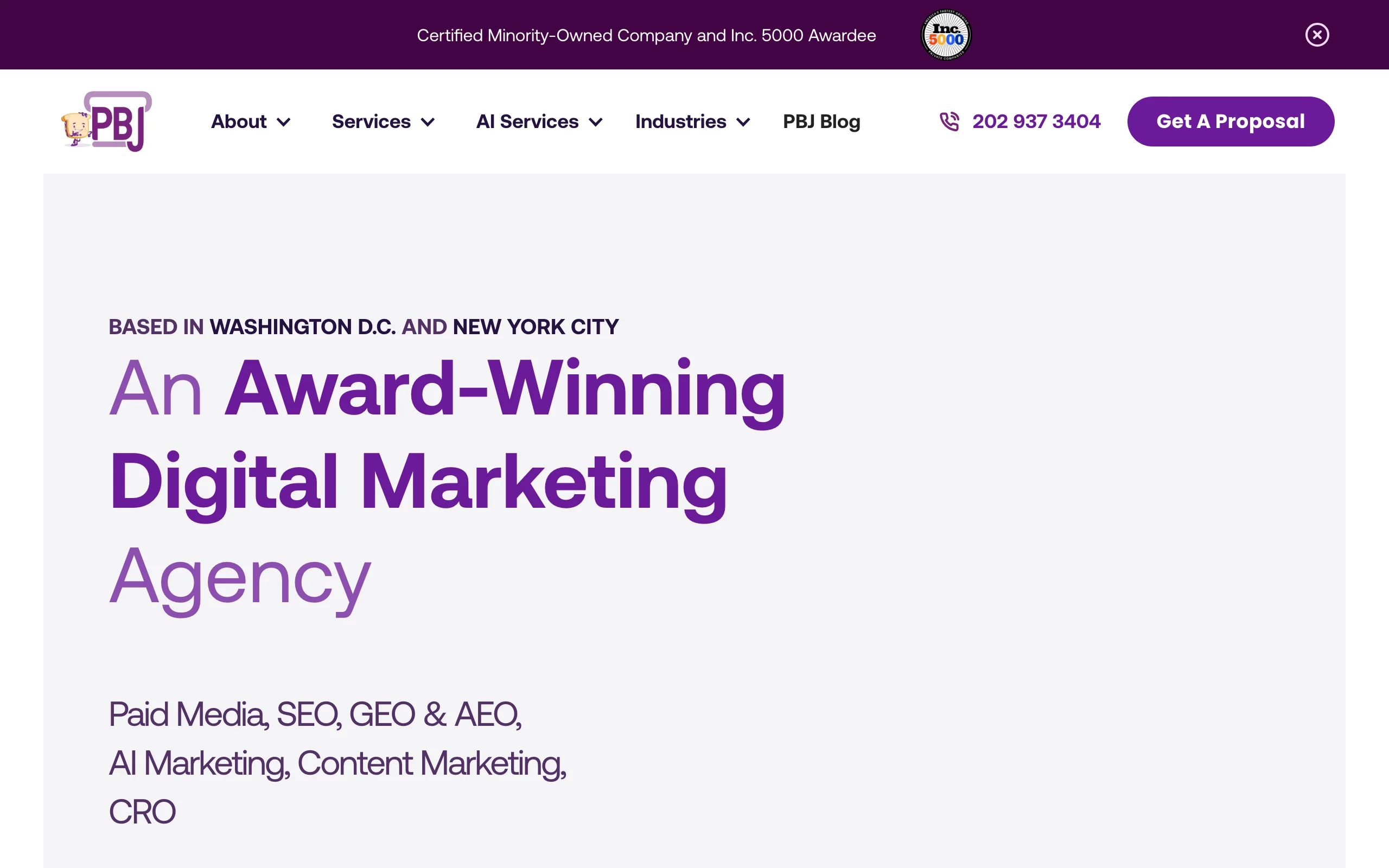 GEO Agency with PBJ Marketing
